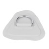 6Pcs PVC D Ring Patch Elastic Rope Set Stainless Steel