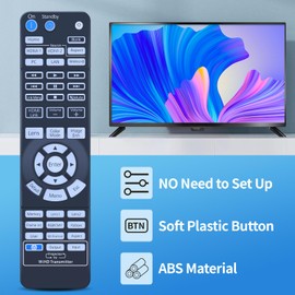 TCNOUMT Replacement Remote Control Suitible for Epson 2192876/219287600 Projector EH-TW8200W EH-TW9200W EH-TW9400W H587B H588A H589C H928A H928B H930C H931C