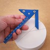 Measuring Tool Carpenter's Ruler, 45° 90° Line Ruler Made of