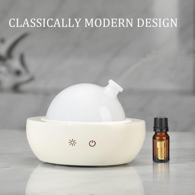 Kakoda Glass Essential Oil Diffuser,Real Wood Base,The 2024 Upgrade Aromatherapy