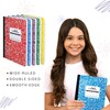 CLEENTABLE Compsition Notebook 5 Pack, Mixed College Ruled Paper, Notebooks