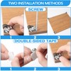 GNYOHUA 8Pcs Small Caster Wheels, 1/2inch Mini Swivel Caster Wheels,