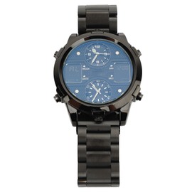 Men Wrist Watch with Alarm Clock Fashionable 30m Waterproof Backlight Easy To Read Male Watch