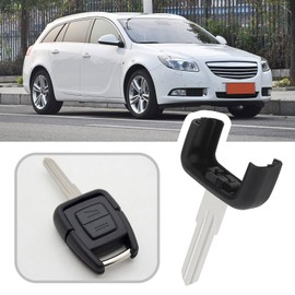 2 Stück Auto Fernschlüssel Kopf Autoschlüssel Rohling HU46 Auto Fernschlüsselrohling Kompatibel mit Vauxhall Kompatibel mit Opel Astra Corsa Zafira Kfz Schlüsselzubehör