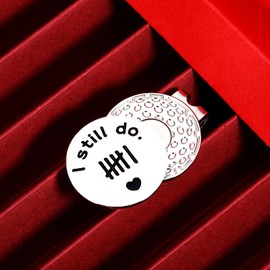 Iron Gifts for 6th Anniversary for Him Her,Golf Ball Marker Hat Clip,6 Year Anniversary Iron Gifts for Men Husband,6 Year Iron Golf Decor for Golf Lover,Happy Anniversary Iron Gift for Valentines