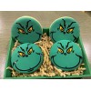 Faux Grinch Cookies With Box