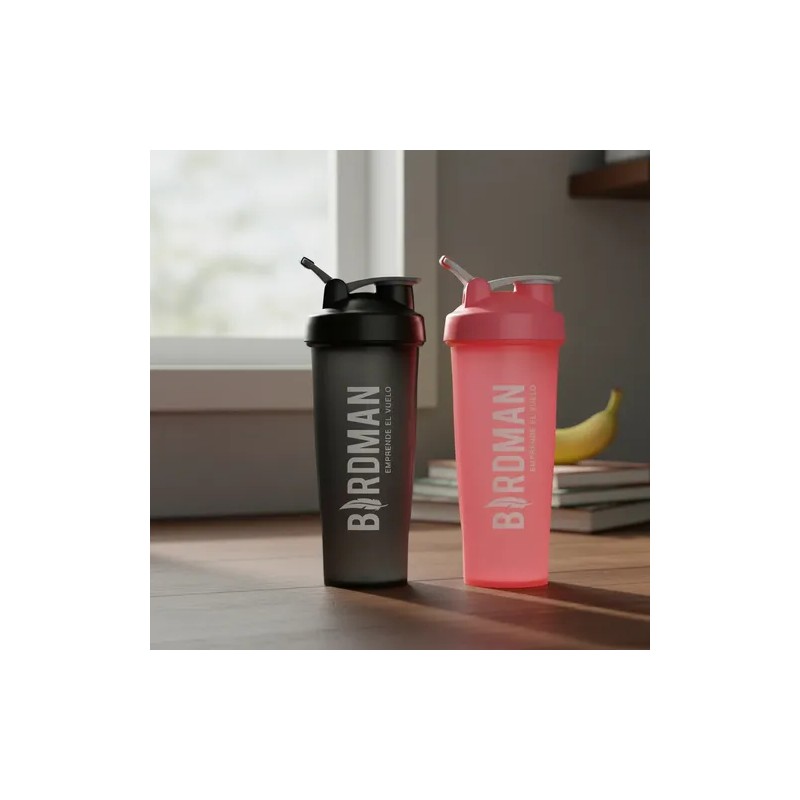 Birdman Kit 2 Vasos Shaker Para Proteína 600ml Bpa Free