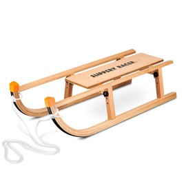 Slippery Racer Kids Wooden Foldable Snow Sled