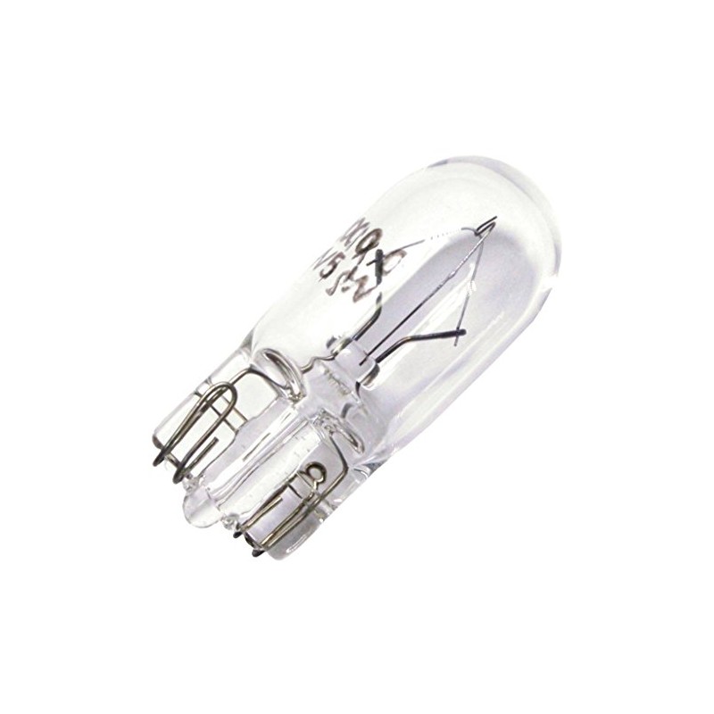 Bulbrite 5W 24V T3 Clear Xenon Bulb, Wedge Base