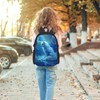 FREE LION Wolf Backpack for Teens Kids Boys Girls, White