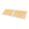 PBT Pudding Keycaps 129 Keys Translucent OEM Height Doubleshot Injection