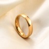 HXNIBATSAR Mens 2/4/6/8mm Tungsten Carbide Ring Glory 14k Gold Plated