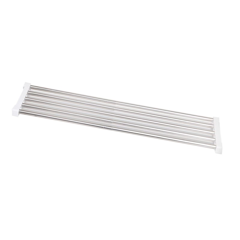 Expandable Closet Storage Rack 25‑40cm Adjustable 24cm Wide Stainless Steel