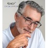 (Must Buy Both Eye) Gray Tortoise-Left Eye +3.50 Reading Glasses