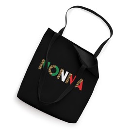 Nonna Leopard Print Italian Flag Italian Grandma Tote Bag