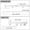 RFOUO Wall Mounted Clothes Drying Rack,Drying Rack Clothing Wall Mount