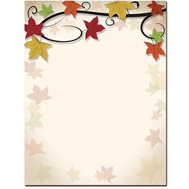 Autumn Vine - Papel de inyección de tinta y láser, paquete de 25