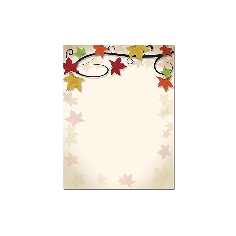Autumn Vine - Papel de inyección de tinta y láser,