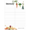 PRICARO Pack of 5 A6 Vegetables Shopping List