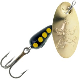 Panther Martin 3PKPMR_2_G Classic Regular Teardrop Spinners 3 Fishing Lures - Pack of 3 - Gold - 2 (1/16 oz)