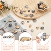 sourcing map 30pcs 40L Metal Round Hollow Sewing Buttons 25mm