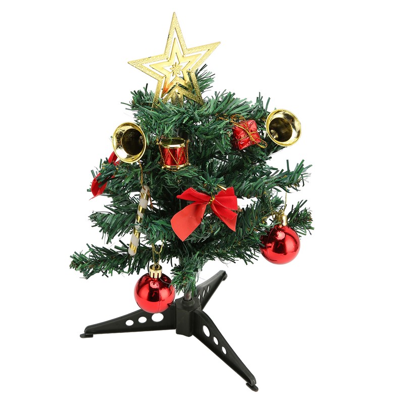 30cm Tabletop Christmas Tree Mini Artificial DIY Lightweight Vivid Christmas