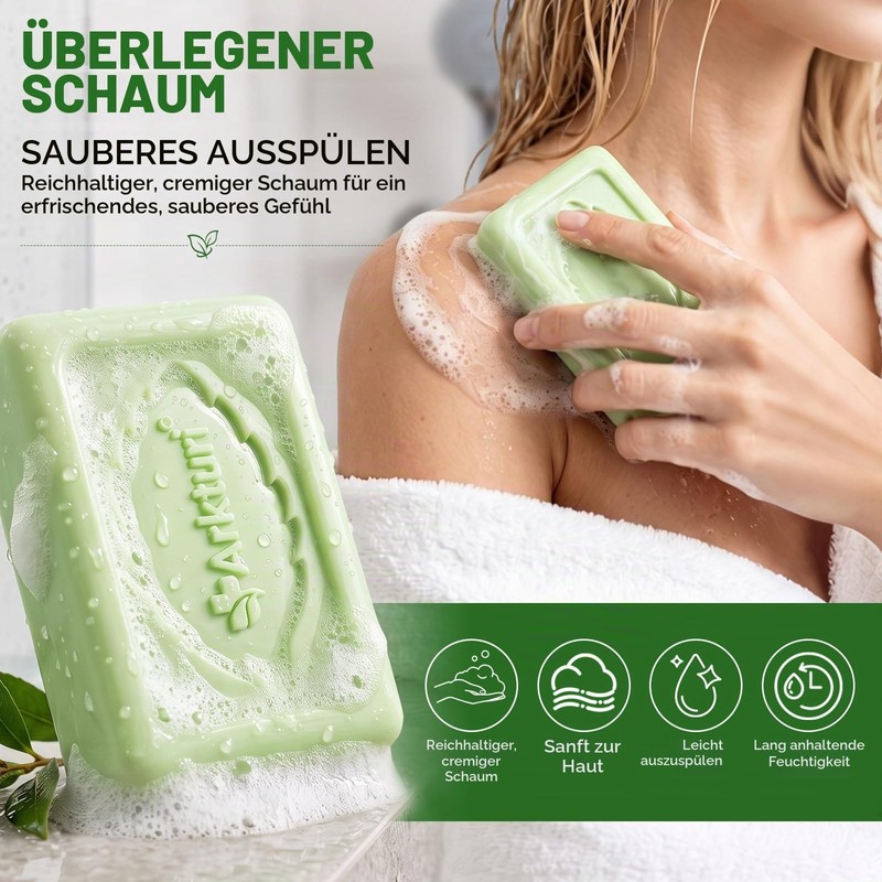 Tea Tree Oil Soap, Relieves Athlete's Foot, Itching, Acne and