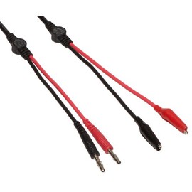 GW Instek GTL-103 Messleitung mit Krokodilklemme/Bananenklemme für Audion-Generatoren der Serie GAG