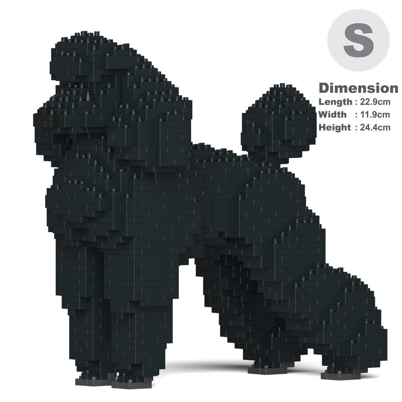 JEKCA Standard Poodle 01S-M01 | Dog Plastic Building Blocks |