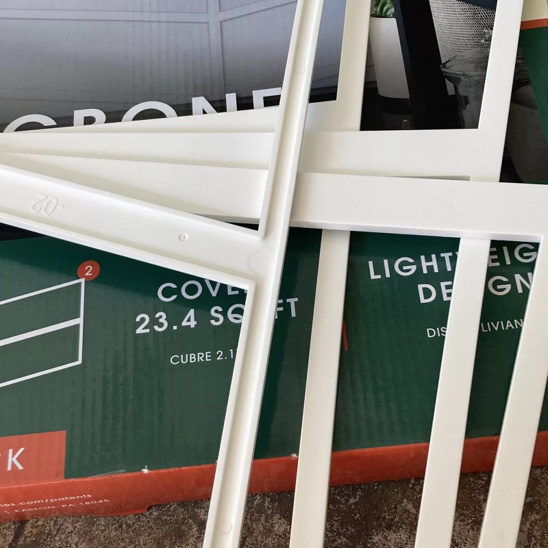 Build & Batten 8 Pack HERRINGBONE FRETWORK 22" x 22"