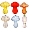 6 Pcs Mushroom Glass Propagation Stations, High Borosilicate Hydroponic Planters,