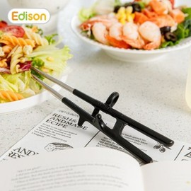 Edison Adult Stainless Steel Chopsticks 1+1 (Black) / 에디슨 성인용 스텐젓가락 1+1 (블랙)