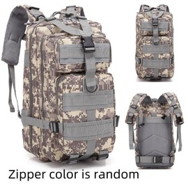 30L Waterproof Backpack, Durable and Modular Backpack for Camping, Fishing, and Trekking, Ideal for Outdoor Enthusiasts and Adventure-Seekers - Color: ACU color, Specification: 1 Count