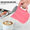 Milk Frothing Pitcher Stainless Steel 380ml Pointed Spout Milk Froth