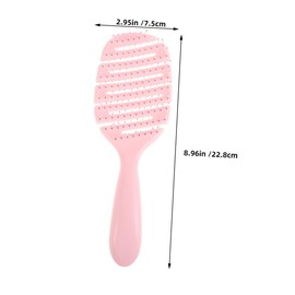 BIUDECO Wet Dry Detangler Hair Combs 2 Pcs 's Hairbrushes Scalp Curved Vented Brush Set