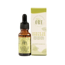 Aceite de Orégano Natural ORE, 20 ml, Pack de 3 Botellas con Gotero