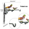 Sungmor Cast Iron Hanging Plant Bracket, 2 Pack Heavy Duty