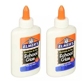 Elmer's Elmers Liquid School Glue rEpMsc, Washable, 4 Ounces, 2 Count