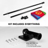 UD_Flag Pole 6FT Black Tangle Free & Eritrea Eritrean Flag