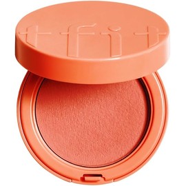 Tfit Fluffy Velvet Cushion Blush, Envase de Cushion, Textura Cremosa, Acabado Ligero y Aterciopelado, Maquillaje Coreano (O01 Coral Orange, 4G)