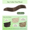 SURNEL Tape-In Extensions Real Hair Brown Hair Extensions Real Hair
