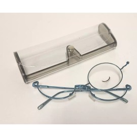 Unbranded Blue Makeup Glasses  New +250