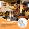 Mogrecha Moka Pot 2 Pcs Filter with 3 Pcs Silicone