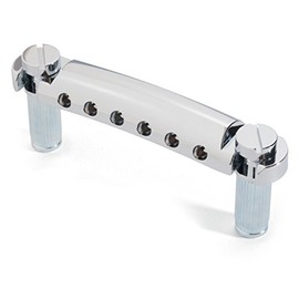 Gotoh 'Stop' Tailpiece, with US 5/16-24 Mounting Studs, Chrome