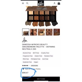 Danessa Myricks Groundwork Defining Neutrals Palette Eyes Brows Face & Lips $99