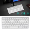 78 Keys Wireless Keyboard with Silent Buttons Ultra Slim Bluetooth