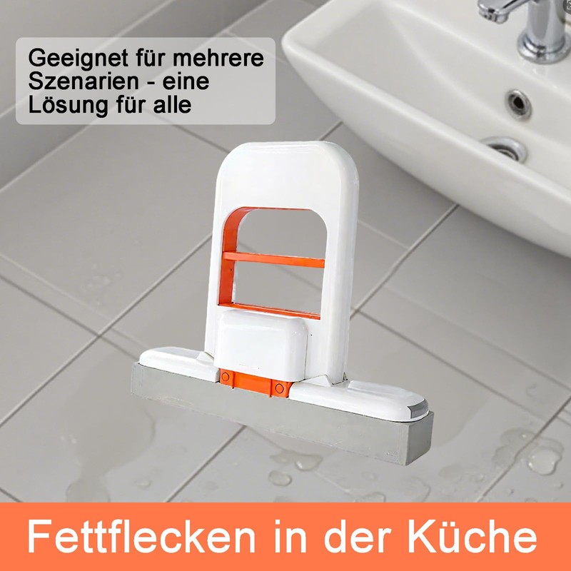 Pack of 2 Mini Foldable Desktop Mop, Portable Squeeze Sponge