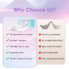 Gafas de terapia de luz roja para ojeras, dispositivo de