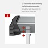 Brennenstuhl Table Clamps for Alu-Office-Line Power Strips/Clamp Holder for Desk/Table