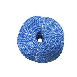 Polypropylene Rope 6MM x 30M Blue (3 Strand Boat Anchor Line Coil Yacht Docking Camping Marine)